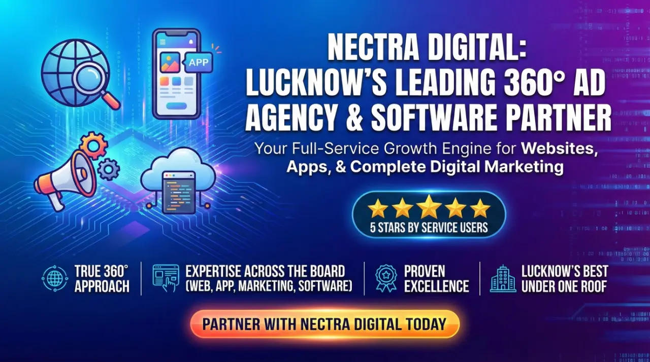 Why Nectra Digital is Your Trusted 360 Ad Agency and Software Partner in Lucknow