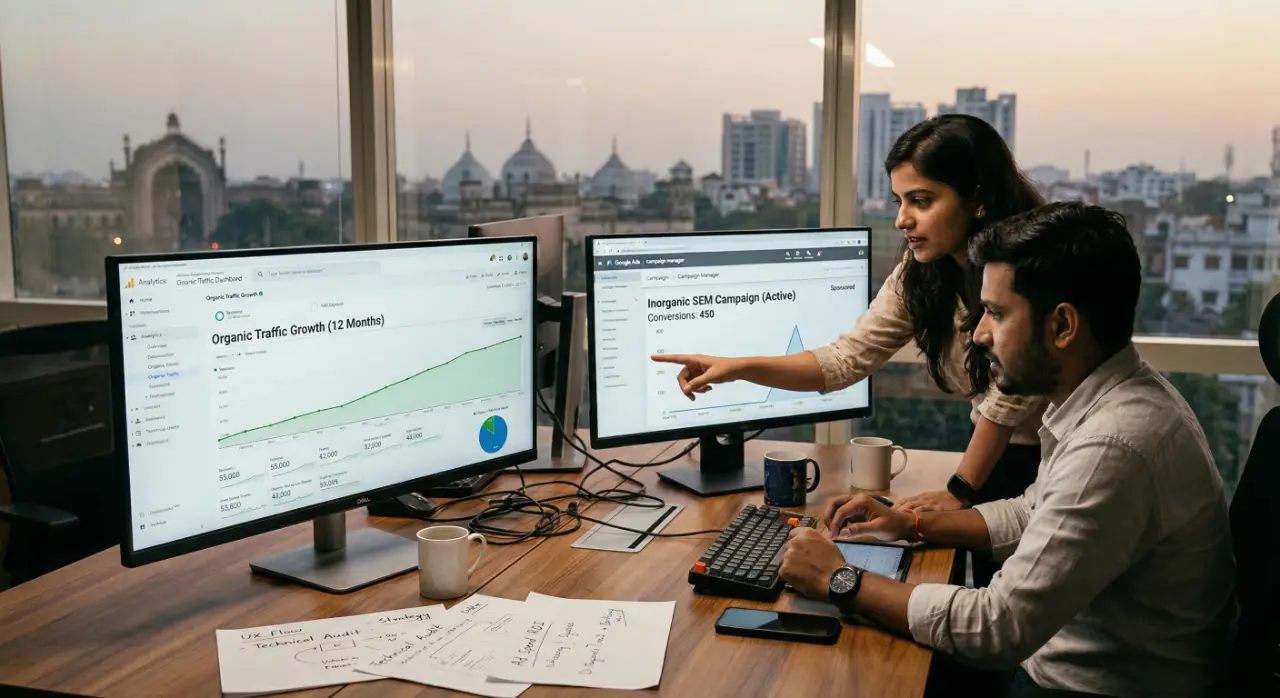 Organic SEO vs Inorganic SEM in Uttar Pradesh: Choosing the Right Digital Strategy